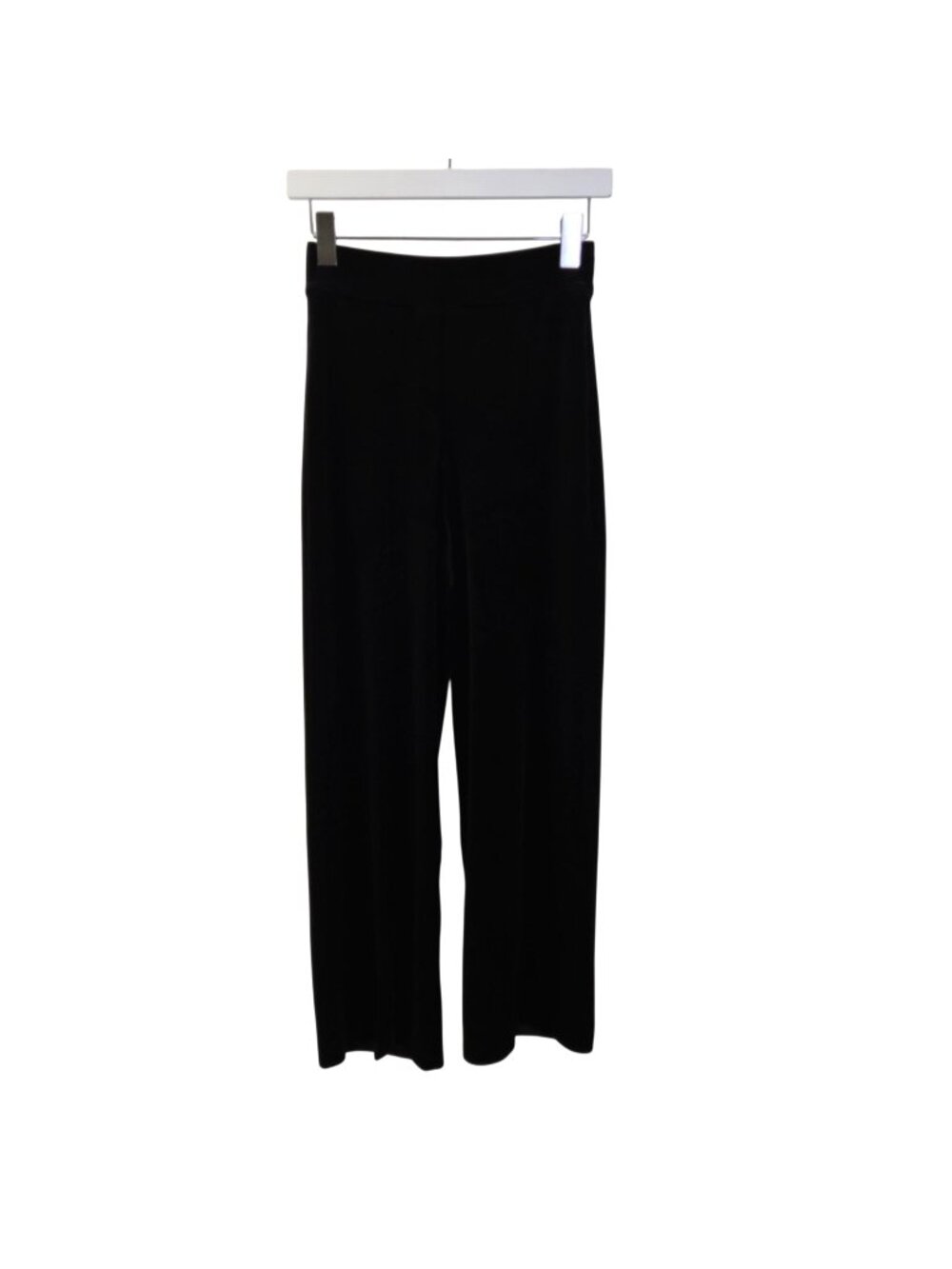 Spanx Crushed Velvet Split Hem Wide Leg Pants Size Small
